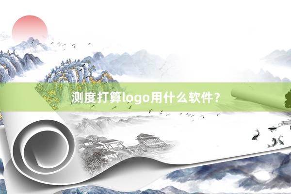 测度打算logo用什么软件？